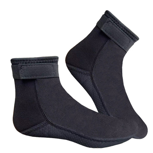 Plus Size Slip Resistant Water Socks - Black - 2XL - image 0