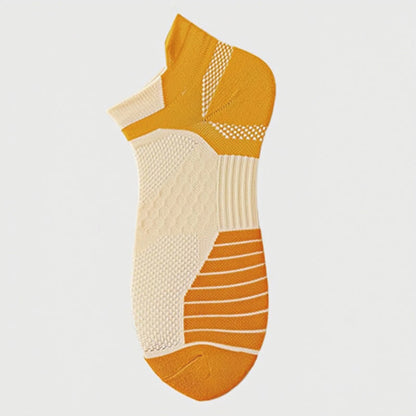Four Seasons Fitness Ankle Compression Socks(6 Pairs) - Orange - EU36-40(US3-7) - image 9