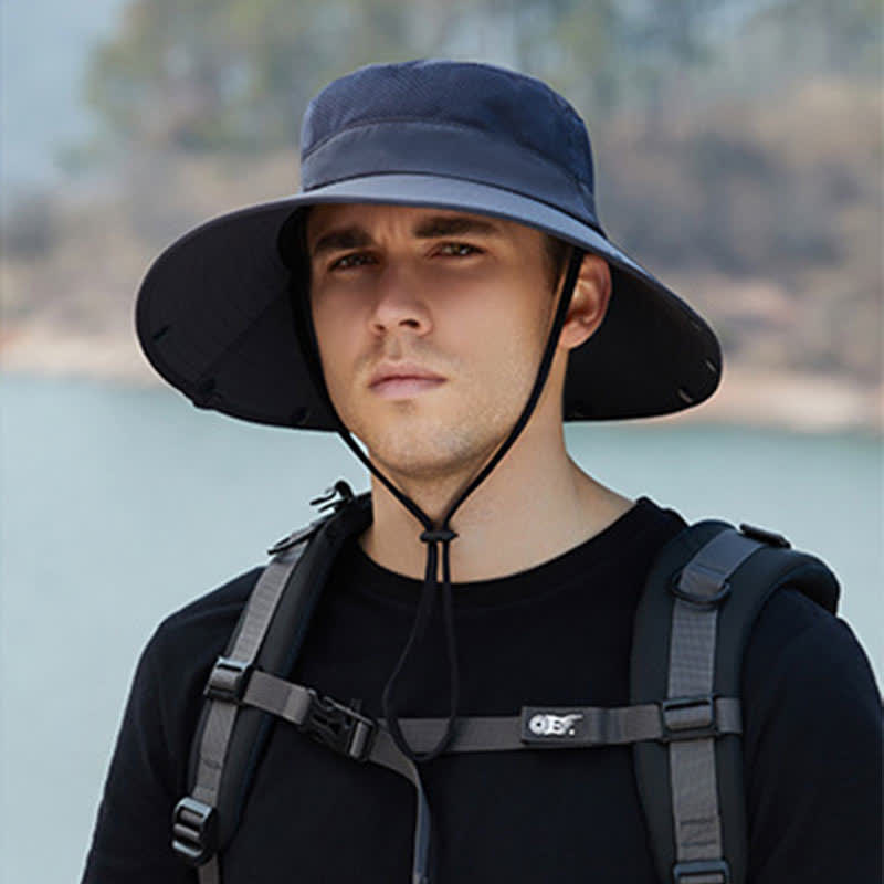 Detachable Neck Flap Sun Protection Hat - image 5