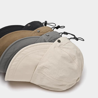 Solid Color Wide Brim Sun Baseball Cap - image 1