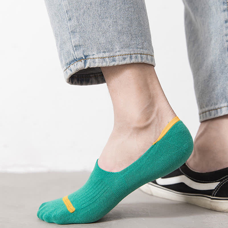 Cotton No-Show Socks with Heel Grips(10 Pairs) - image 5