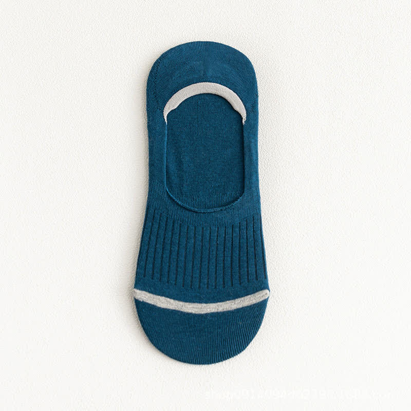Cotton No-Show Socks with Heel Grips(10 Pairs) - Dark Blue - EU39-45(US6-11) - image 17