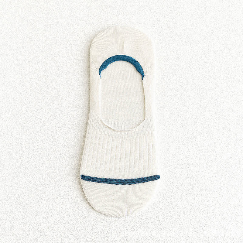 Cotton No-Show Socks with Heel Grips(10 Pairs) - White - EU39-45(US6-11) - image 15