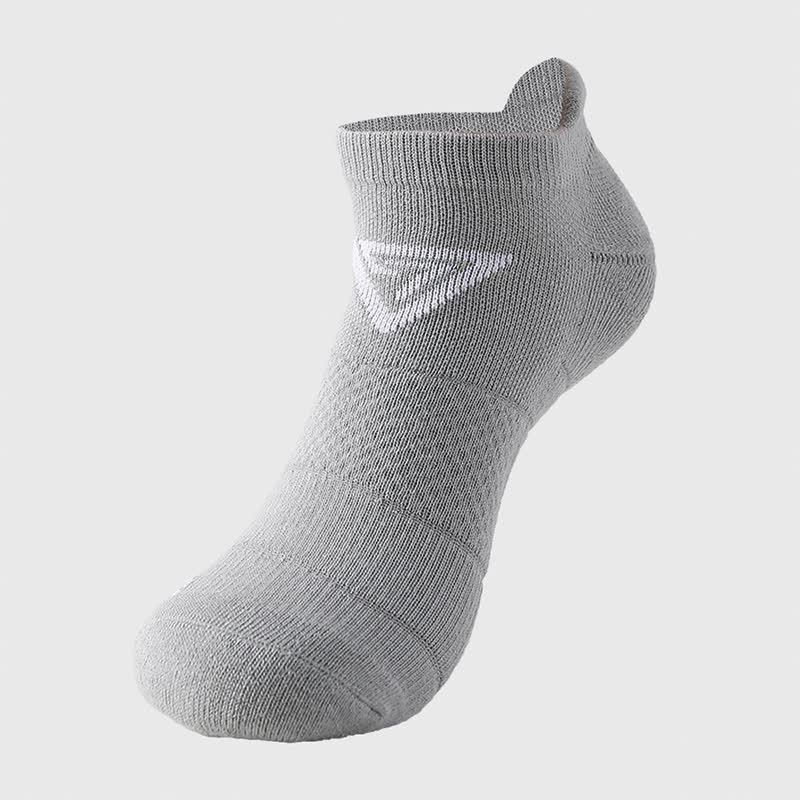 Triangle Pattern Sports Ankle Compression Socks(6 Pairs) - Grey - EU39-44(US6-10) - image 6