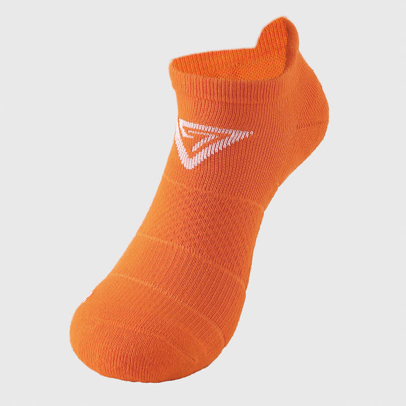 Triangle Pattern Sports Ankle Compression Socks(6 Pairs) - Orange - EU39-44(US6-10) - image 2