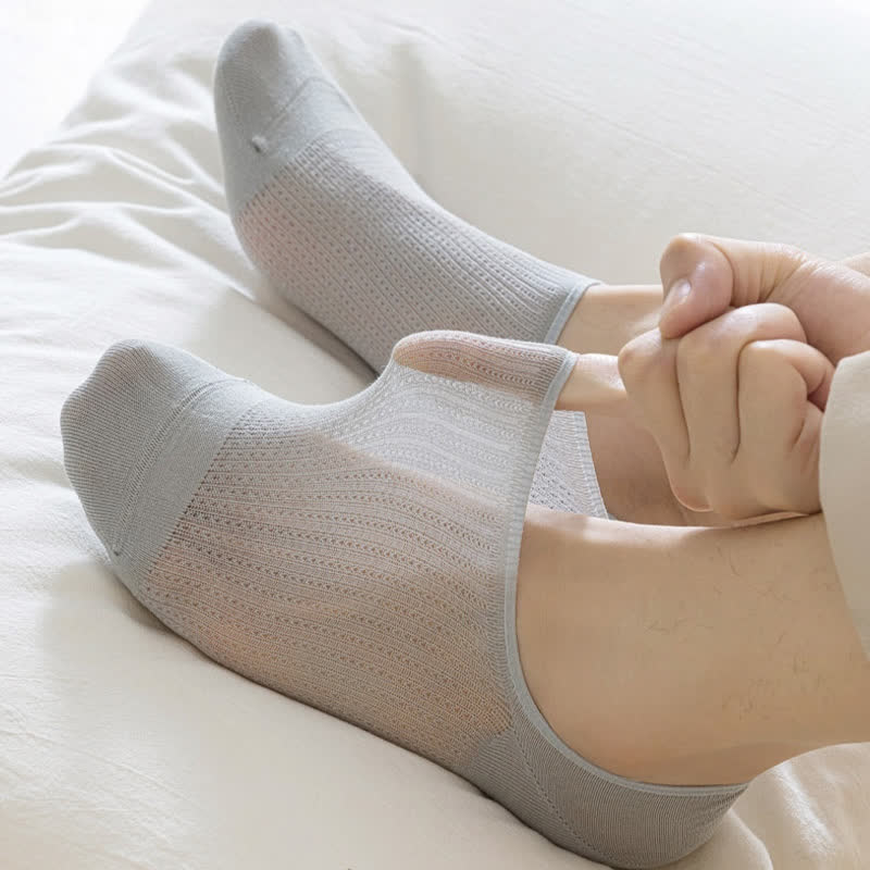 Lightweight Cotton Breathable No-Show Socks(7 Pairs) - image 13