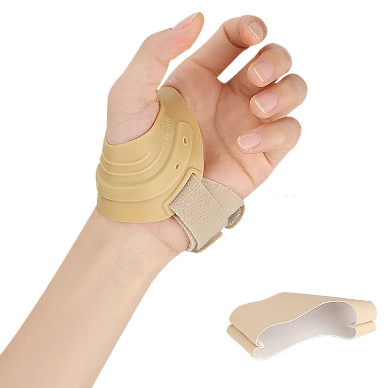 Thumb & Wrist Support Brace Wrist Sleeve - Nude - Left Hand - L - image 1