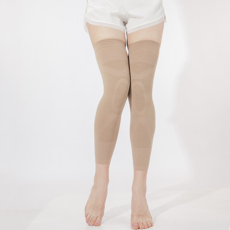 Long Knee Leg Warmer - Nude - XL - image 0