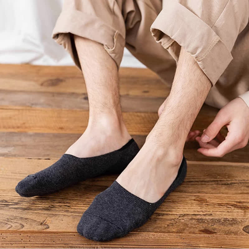 Cotton Invisible Socks(5 Pairs) - image 2
