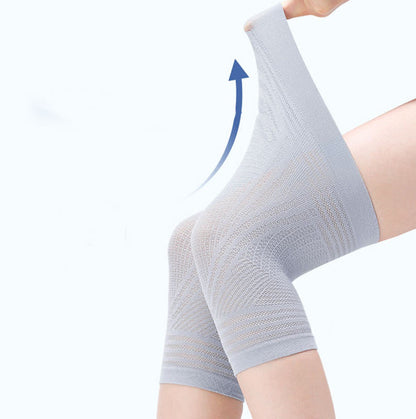 Highly Elastic Breathable Knitted Knee Pads - image 2