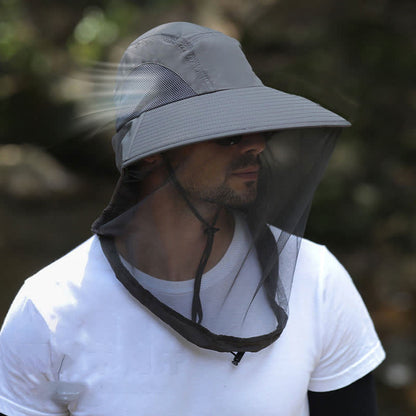 Sun-Protective Breathable Wide-Brim Bucket Hat - image 3