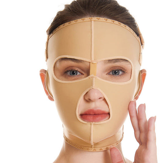 Post Surgery Facial Compression Headgear - Nude - L - image 0
