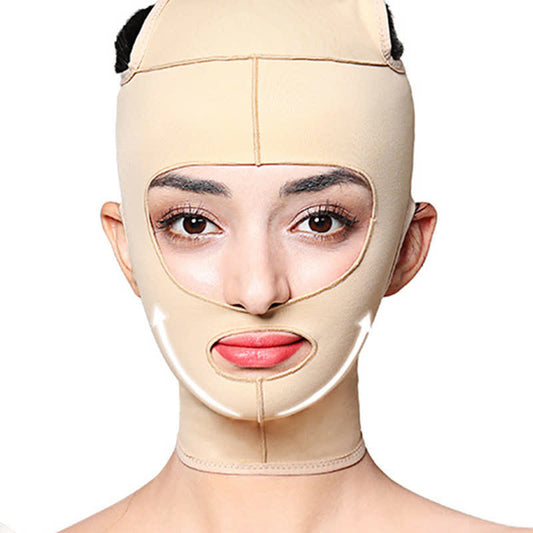 Solid Color Post Surgery V-Face Headgear - Nude - 3XL - image 0