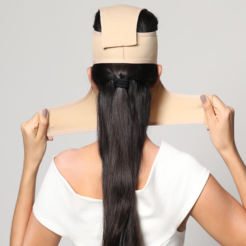 Solid Color Post Surgery V-Face Headgear - image 4