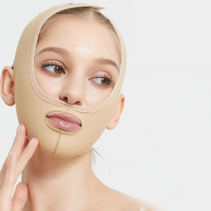 Post Surgery Elastic Facial Lifting Compression Headgear - image 2