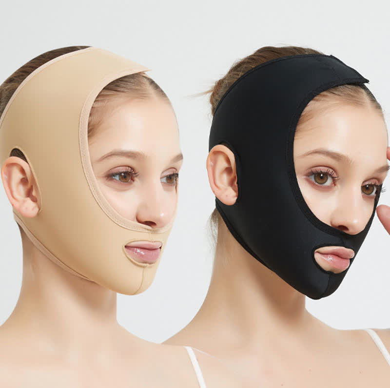 Post Surgery Elastic Facial Lifting Compression Headgear - image 0