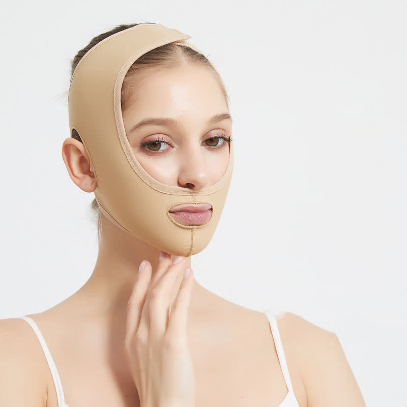 Post Surgery Elastic Facial Lifting Compression Headgear - image 4