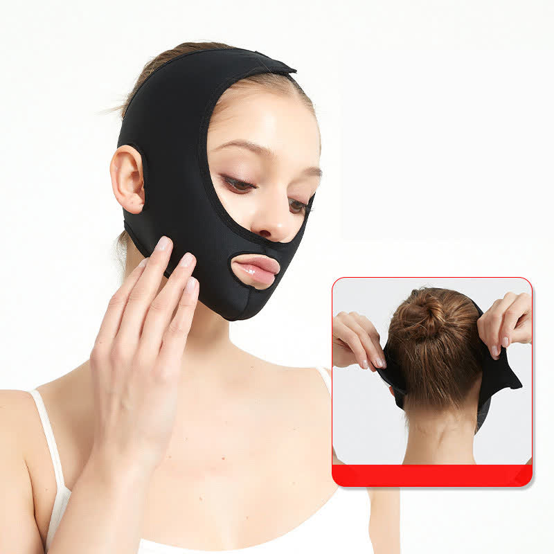 Post Surgery Elastic Facial Lifting Compression Headgear - image 5