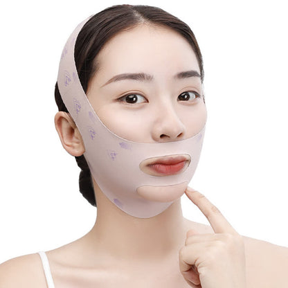 Stretch Compression Face Mask - Pink - One Size - image 0