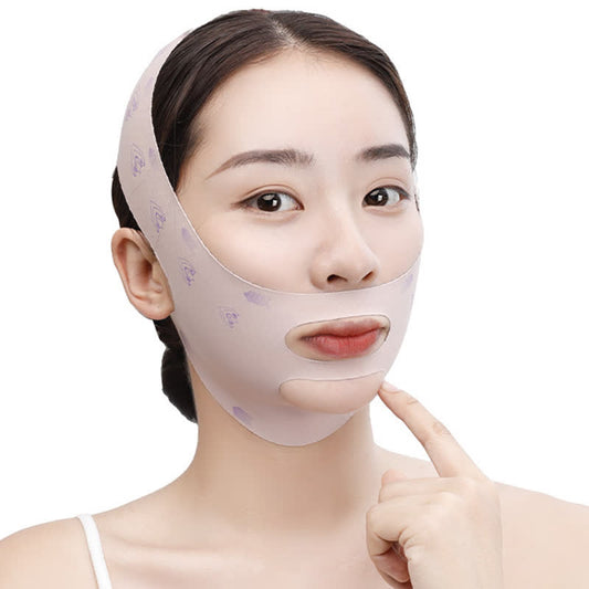 Stretch Compression Face Mask - Pink - One Size - image 0