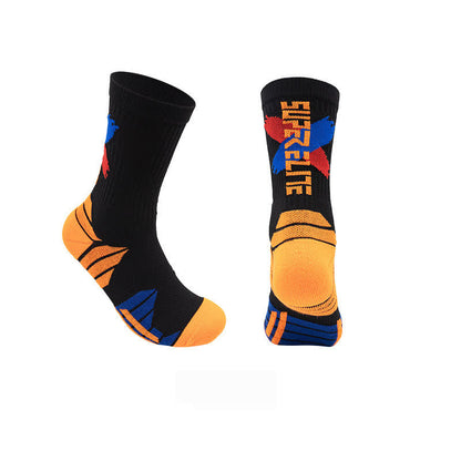 Color-Block Cushioned Support Basketball Quarter Socks(7 Pairs) - C - EU38-44(US5-10) - image 5