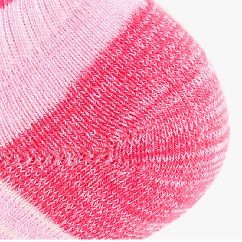 Color-Block Breathable Cotton Running Socks(6 Pairs) - image 3