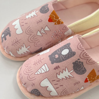 Cute Animal Print Non-Slip Canvas Home Slippers - image 6