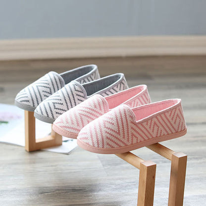 Striped Breathable Postpartum Home Slippers - image 0