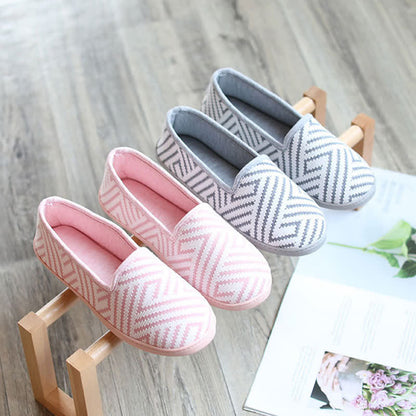 Striped Breathable Postpartum Home Slippers - image 4