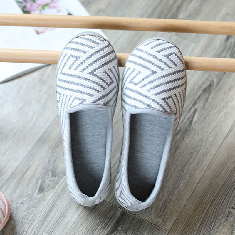 Striped Breathable Postpartum Home Slippers - image 9