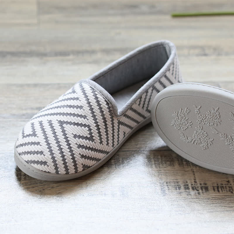 Striped Breathable Postpartum Home Slippers - image 8