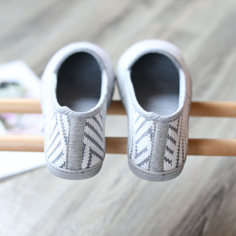 Striped Breathable Postpartum Home Slippers - image 10