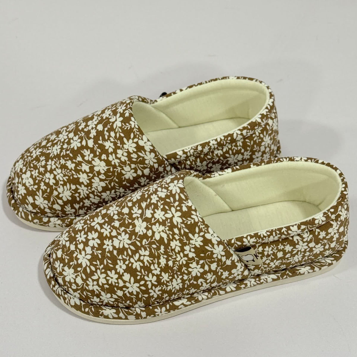 Rustic Floral Non-Slip Canvas Home Slippers - image 10
