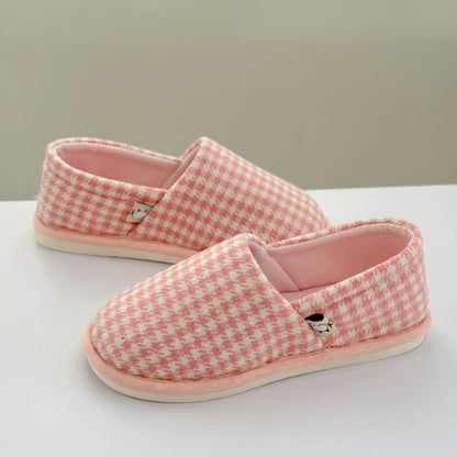 Plaid Non-Slip Lightweight Home Slippers - image 3