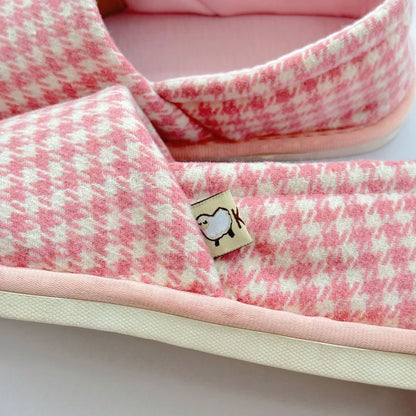 Plaid Non-Slip Lightweight Home Slippers - image 7