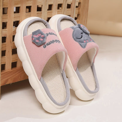 Cute Cartoon Kitten Home Slippers - image 6