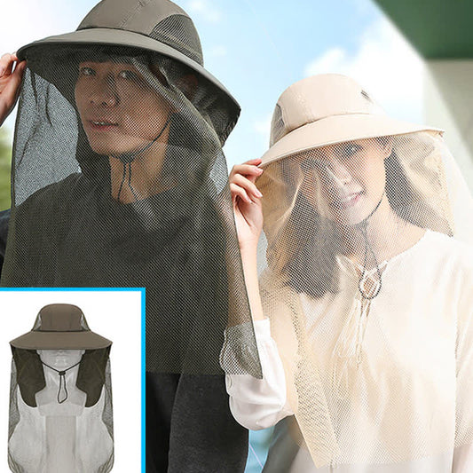 Outdoor Protective Wide Brim Bucket Hat - image 0