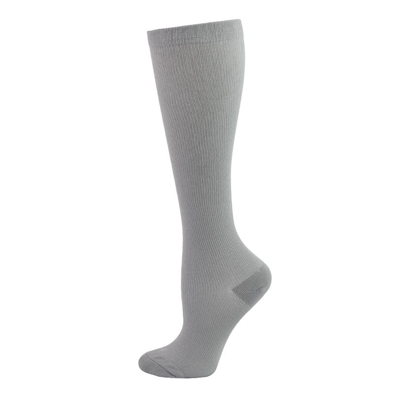 Polka Dot Heart Print Compression Socks(6 Pairs) - F - L/XL - image 6