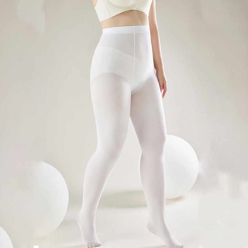 White Footed Dance Tights(2 Pairs) - White - Fits up to 220 lbs - image 0