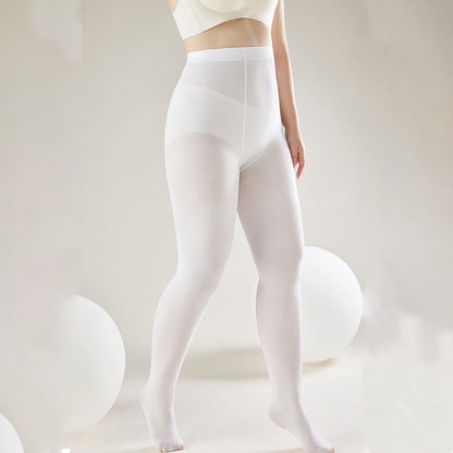 White Footed Dance Tights(2 Pairs) - White - Fits up to 220 lbs - image 0