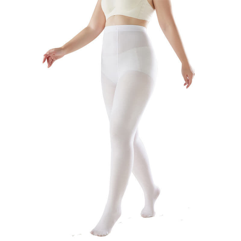 White Footed Dance Tights(2 Pairs) - image 6