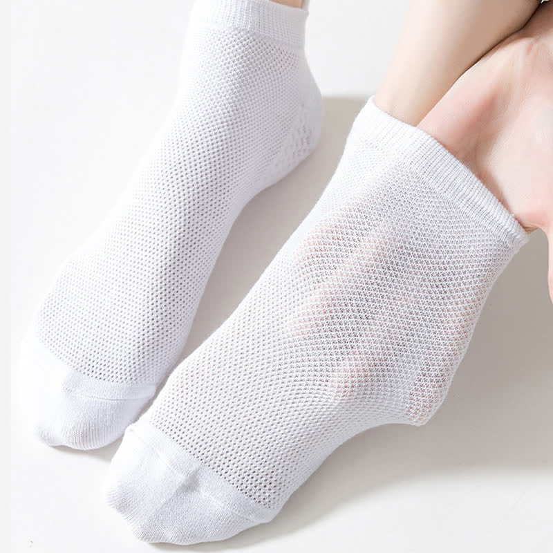 Thin Mesh Breathable Cotton Ankle Socks(6 Pairs) - image 11