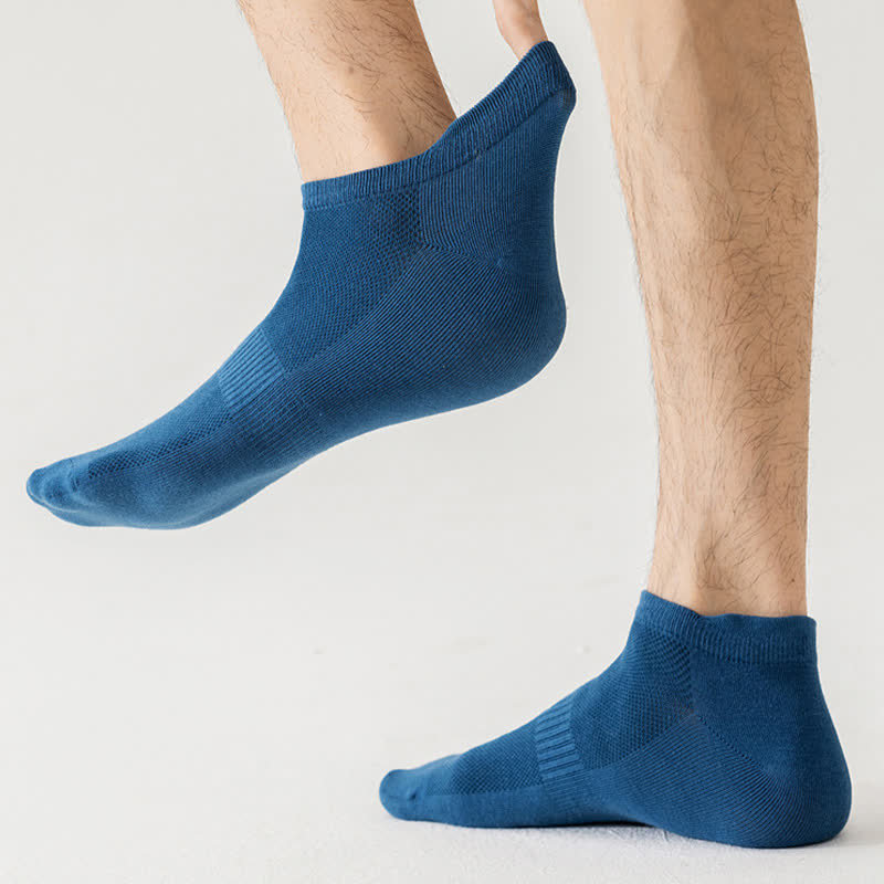 Thin Breathable Cotton No Show Socks(8 Pairs) - image 2