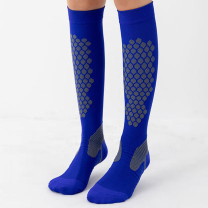 Geometric Pattern Compression Socks(3 Pairs) - image 7