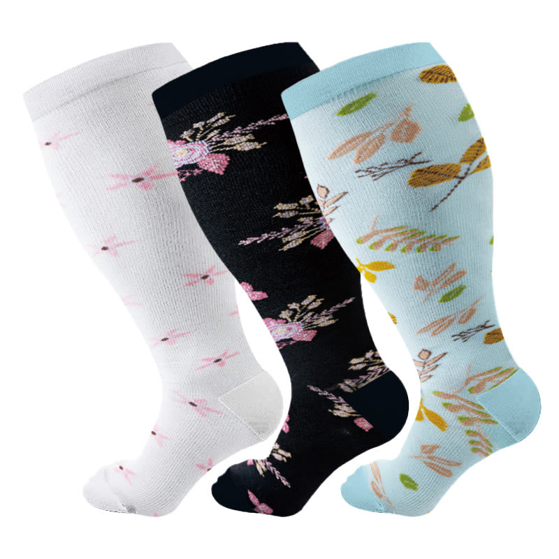 Plus Size Defoliation Compression Socks - image 1