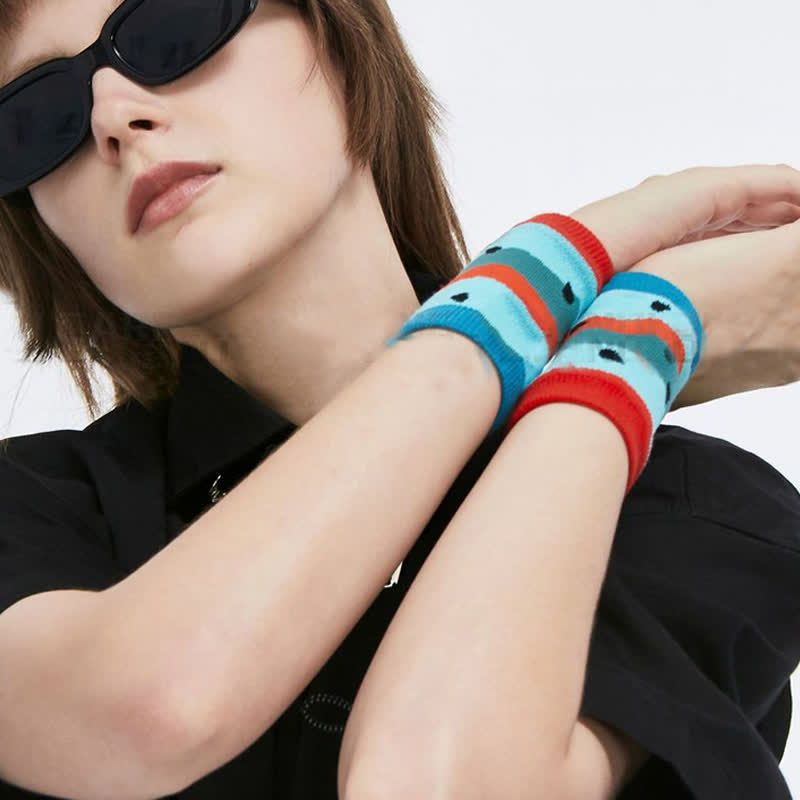 Fun Watermelon Pattern Wrist Sleeves(2 Pairs) - image 3