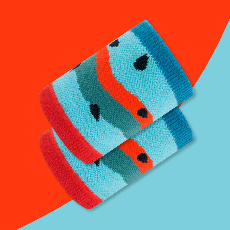 Fun Watermelon Pattern Wrist Sleeves(2 Pairs) - A - image 8