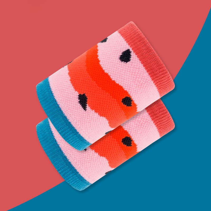 Fun Watermelon Pattern Wrist Sleeves(2 Pairs) - G - image 14