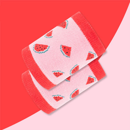 Fun Watermelon Pattern Wrist Sleeves(2 Pairs) - B - image 9
