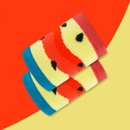 Fun Watermelon Pattern Wrist Sleeves(2 Pairs) - H - image 15